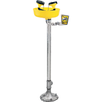 Poste de douche oculaire, Installation Socle, Bol Plastique Cam Industrial