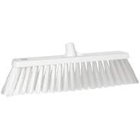 Large Particle Push Broom Head, 2-1/2", Polyester, White SAL505 | Cam Industrial