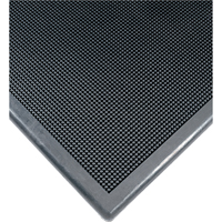 Sanitizing Footbath Mat No. 222, Rubber, 2' W x 2-2/3' L x 1/2" Thick, Black Cam Industrial