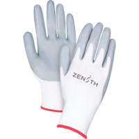 Gants l&eacute;gers enduits et respirants, 7/Petit, R&ecirc;vetement Mousse de nitrile, Calibre 13, Enveloppe en Polyester Cam Industrial