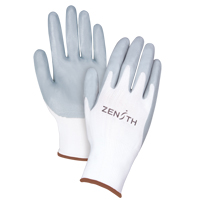 Lightweight Breathable Coated Gloves, 9/Large, Foam Nitrile Coating, 13 Gauge, Polyester Shell Cam Industrial