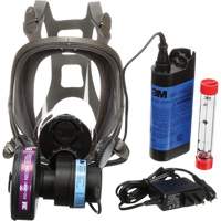 Appareils de protection respiratoire (APR) &agrave; &eacute;puration d'air motoris&eacute; port&eacute;s sur le visage Powerflow, Respirateur &agrave; masque, Pile NiCd Cam Industrial