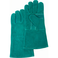 Premium Welder's Gloves, Split Cowhide, Size Large Cam Industrial