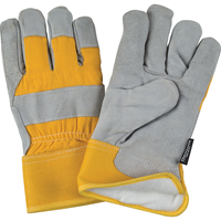 Gants d'ajusteur doubl&eacute;s pour l'hiver &agrave; chaleur sup&eacute;rieure, Moyen, Paume en Cuir de vache refendu, Doublure en Thinsulate Cam Industrial