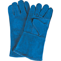Double Palm & Thumb Welding Gloves, Split Cowhide, Size Large Cam Industrial