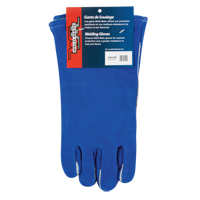 Double Palm & Thumb Welding Gloves, Split Cowhide, Size Large Cam Industrial