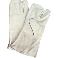 Standard-Duty Welder's Gloves, Split Cowhide, Size Large Cam Industrial