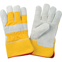 Gants d'ajusteur doubl&eacute;s pour l'hiver de premi&egrave;re qualit&eacute;, 2T-Grand, Paume en Cuir de vache refendu, Doublure en Molleton de mousse Cam Industrial