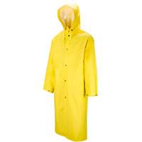 Tornado Long Coat, PVC, 5X-Large, Yellow Cam Industrial