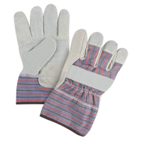 Gants d'ajusteur &agrave; paume renforc&eacute;e de premi&egrave;re qualit&eacute;, Grand, Paume en Cuir de vache refendu, Doublure en Coton Cam Industrial