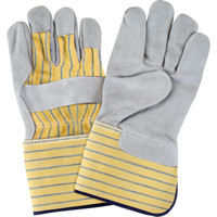 Premium Quality Fitters Gloves, Large, Split Cowhide Palm, Cotton Inner Lining Cam Industrial