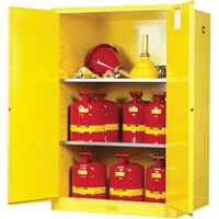 Sure-Grip&reg; Ex Flammable Storage Cabinets, 90 Gal., 2 Door, 43" W x 65" H x 34" D Cam Industrial