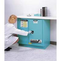 ChemCor&reg; Lined Acid/Corrosive Storage Cabinets, 22 gal., 35" x 35" x 22" Cam Industrial