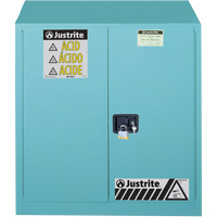ChemCor&reg; Lined Acid/Corrosive Storage Cabinets, 30 gal., 43" x 44" x 18" Cam Industrial