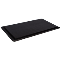 Ergo-Ease Mats, Ribbed, 2' x 10' x 7/8", Black, Rubber/Sponge Cam Industrial