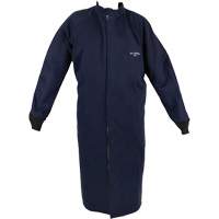 Arc Flash Long Coat, Small, Navy Blue, 40 cal/cm² Cam Industrial