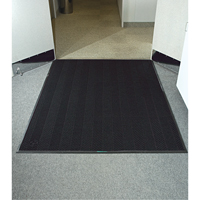 Tapis Waterhog Eco Elite, Essuie-pieds/grattoir, 4' x 6' x 3/8", Fum&eacute;e noire Cam Industrial
