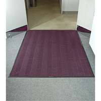 Tapis Waterhog Eco Elite, Essuie-pieds/grattoir, 6' x 6' x 3/8", Marron Cam Industrial