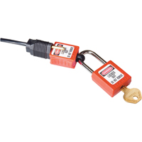 Compact Prong Lockout, Wall Switch Type Cam Industrial