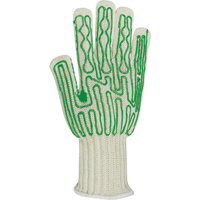 Heavy-duty Slipguard Left-Hand Glove, Size Small/7, 5.5 Gauge, Polyurethane Coated, Stainless Steel Shell, ANSI/ISEA 105 Level 5 Cam Industrial