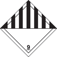 &eacute;tiquettes d'exp&eacute;dition TMD, Classe 9, Mati&egrave;res dangereuses diverses, Papier Cam Industrial