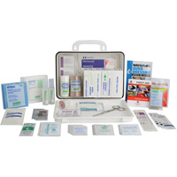 Contractors' First Aid Kit, Class 1 Medical Device, Plastic Box Cam Industrial
