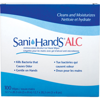 Sani-Hands&reg; ALC Antimicrobial Hand Wipes, Packet Cam Industrial