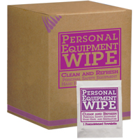 Personal Equipment Wipes, 100 Wipes, 8-3/16" x 5-1/4" SAY553 | Cam Industrial