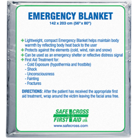 Rescue Foil Blankets, Aluminized Polyester SAY608 | Cam Industrial
