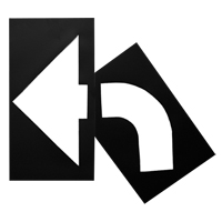 Parking Lot Stencils, English, 8" x 27" Cam Industrial