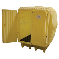 Hazard Hut&reg;, 63.5" L x 68" W x 72.5" H, 4000 lbs. Load Capacity Cam Industrial
