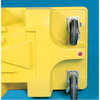 Chariots Poly-Spillcart, 66,5" lo x 29" la x 43,9" h, Cap. de d&eacute;versement 57 gal. US Cam Industrial