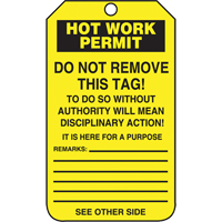 &eacute;tiquettes de s&eacute;curit&eacute; d'inspection et de contr&ocirc;le de l'&eacute;tat de l'&eacute;quipement, Papier cartonn&eacute;, 3-1/8" la x 5-7/8" h, Anglais Cam Industrial