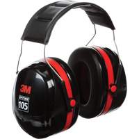 Peltor Optime 105 Series Earmuffs, Headband, 30 NRR dB Cam Industrial