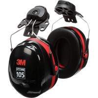 Peltor Optime 105 Series Earmuffs, Cap Mount, 27 NRR dB Cam Industrial