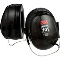 Peltor Optime 101 Series Earmuffs, Neckband, 26 NRR dB Cam Industrial
