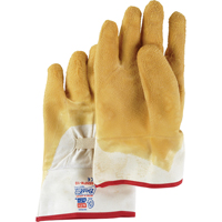 Nitty Gritty&reg; Coated Gloves, 10/Large, Rubber Latex Coating, Cotton Shell Cam Industrial