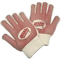 Red Brick&reg; Reversible Terrycloth Gloves, Cotton, Double Sided, 10 Gauge, Large Cam Industrial
