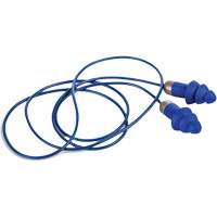 Rockets&reg; Metal Detectable Reusable Earplugs, Corded, One-Size, Bulk - Plastic Case, 27 NRR dB Cam Industrial