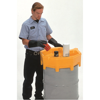 Global Ultra-Drum Funnel without Cover, 5 gal. Cam Industrial