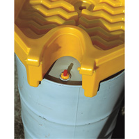 Global Ultra-Drum Funnel with Cover, 5 gal. Cam Industrial