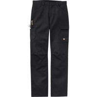 Performance Shop Pants, Canvas/Cotton/Polyester, Black, Size 30, 37 Inseam Cam Industrial