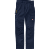 Performance Shop Pants, Canvas/Cotton/Polyester, Navy Blue, Size 30, 37 Inseam Cam Industrial