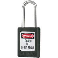 Cadenas de s&eacute;curit&eacute; S31 Zenex, Noir, Cl&eacute;s identiques, Thermoplastique, Largeur de 1-3/8" Cam Industrial