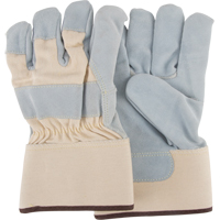 Leather Cut-Resistant Gloves, Size Large/9, 10 Gauge, HPPE Shell, ASTM ANSI Level A6/EN 388 Level F Cam Industrial