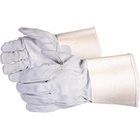Endura&reg; Premium Cut-Resistant Fitters Gloves, Medium, Split Cowhide Palm Cam Industrial