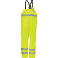 Pantalon &agrave; bavette imperm&eacute;able Narvik, Polyester, Petit, Jaune lime haute visibilit&eacute; Cam Industrial