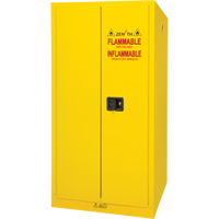 Flammable Storage Cabinet, 60 gal., 2 Door, 34" W x 65" H x 34" D Cam Industrial
