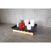 Plateaux Ultra-Utility Trays, 36" lo x 36" la x 4,75" h, Cap. de d&eacute;versement 27 gal. US Cam Industrial