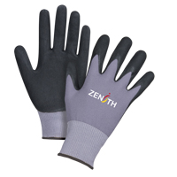 Gants ZX-1 de premi&egrave;re qualit&eacute; compatibles avec les &eacute;crans tactiles, 10/T-Grand, R&ecirc;vetement Nitrile/Mousse de nitrile, Calibre 15, Enveloppe en Nylon Cam Industrial